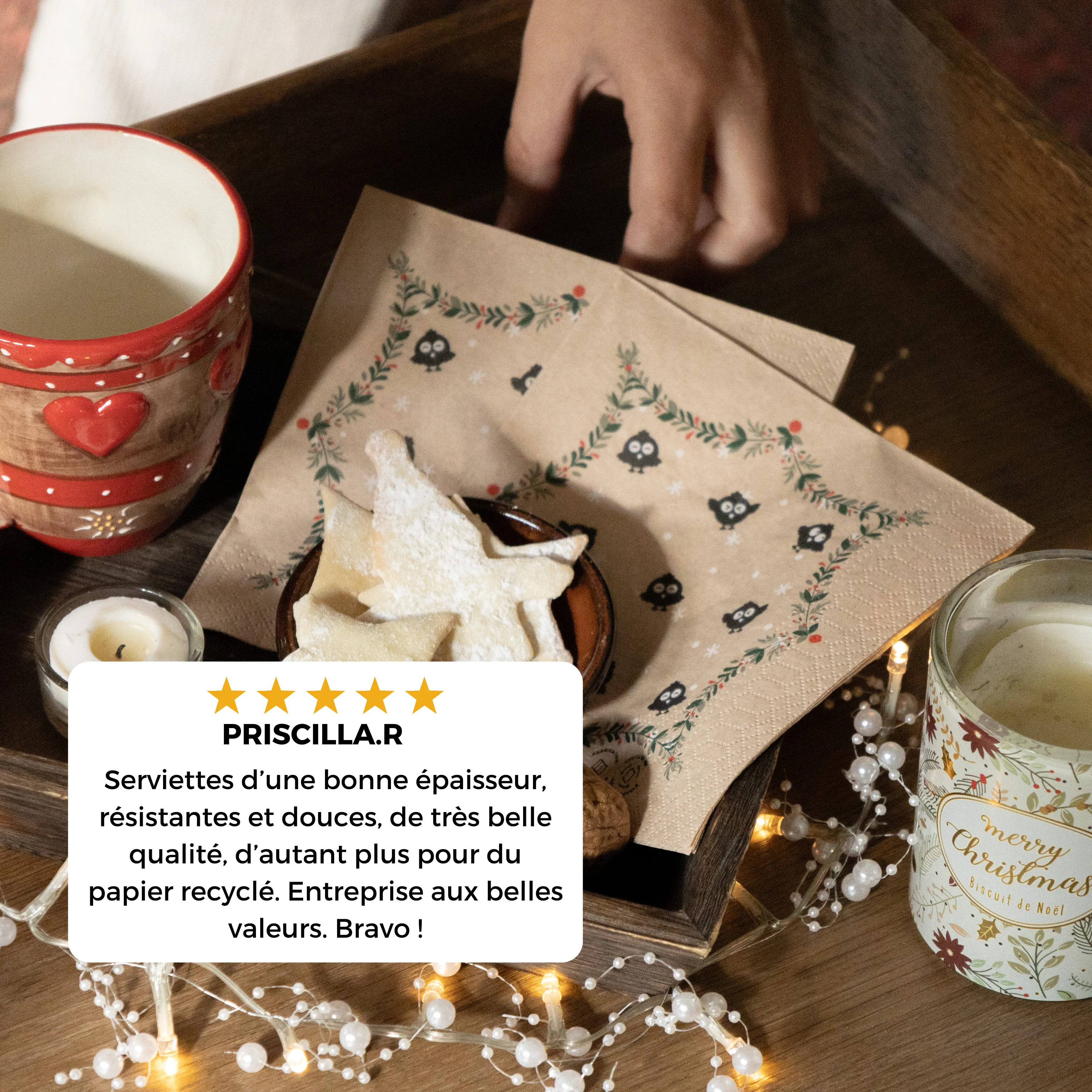 SERVIETTES DE TABLE - Fêtes 🥳 - Image 4